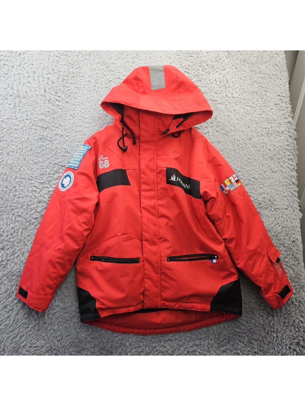 PONANT 88 Jacket Women XS Antarctica Polar Expedition Hooded Parka Coat NWOT